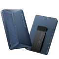 HERO Wallet for Men - Slim Metal Slide to Pop-up Wallet (Blue)