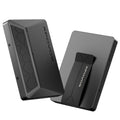HERO Wallet for Men - Slim Metal Slide to Pop-up Wallet (Black)