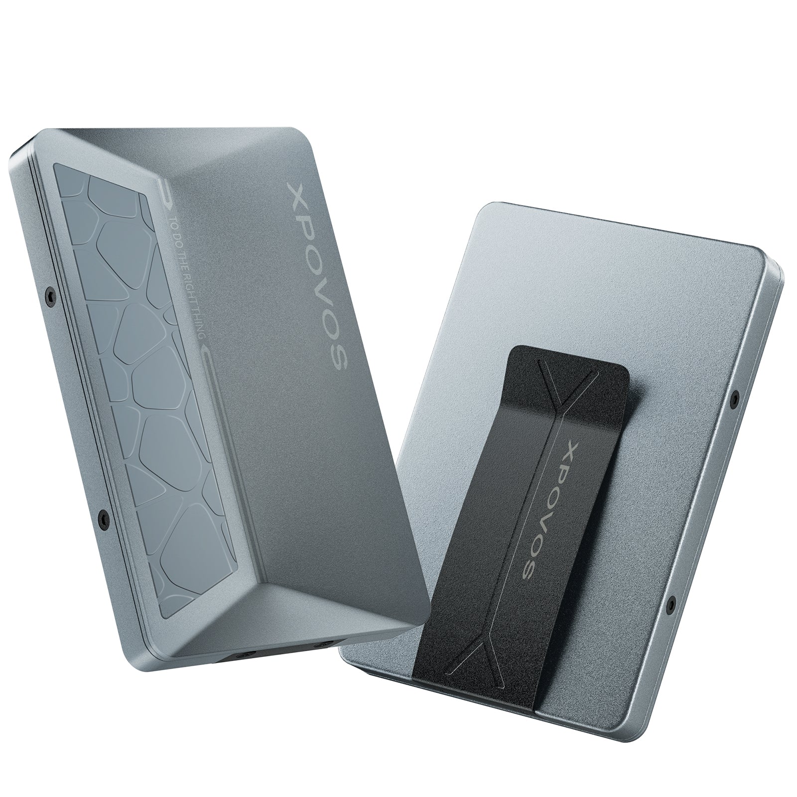 Wallet for Men - Slim Mens Wallet with Money Clip Slide to Pop-up Minimalistic RFID Wallet Credit Card Holder for Men with Gift Box (Gunmetal)